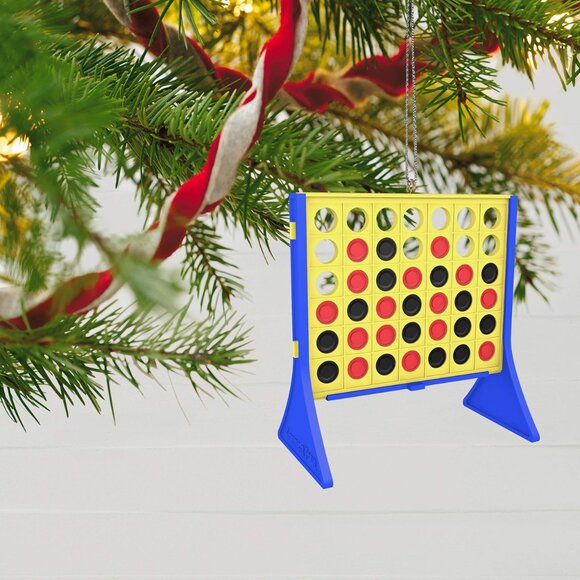 New! Connect Four Game Hallmark Keepsake Christmas Ornament 2019 Hasbro Toy - Picture 5 of 5